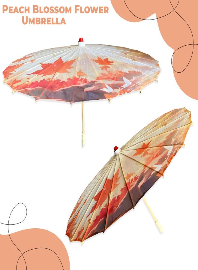 Kraptick Parasol Japanese Traditional Umbrella, Authentic Handmade, Quality Oiled Paper Material for Men/Women/Kids (MFP1092) - Image 2